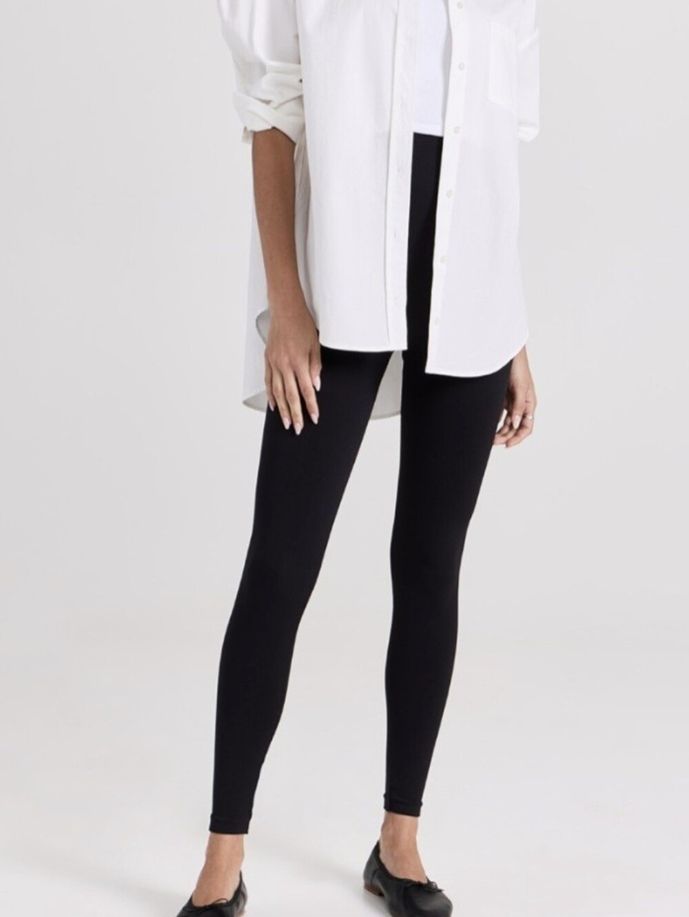 SPANX Look At Me Now Seamless Black High-Waist Everyday Leggings XS